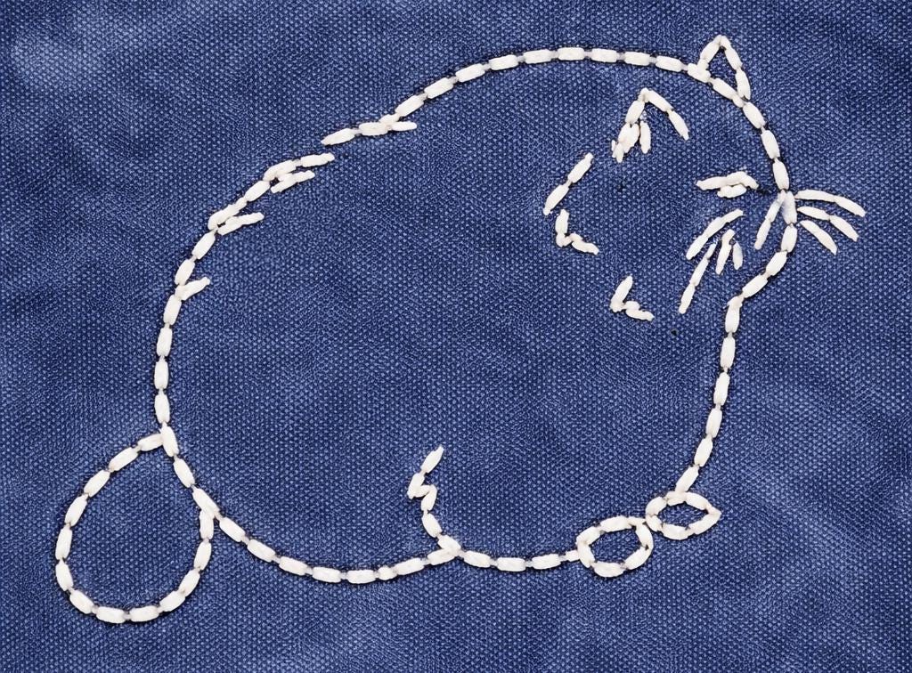 Angry Fat Cats Hand Embroidery Pattern PDF | Printable Cat Embroidery Template | Beginner Embroidery Design | Funny Cat Stitch Pattern