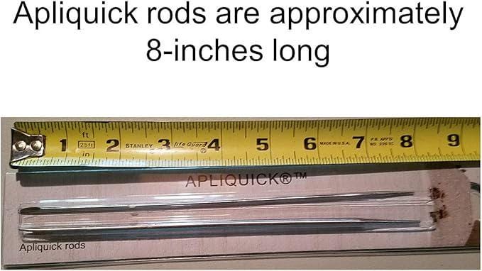 Apliquick Applique Rods Turning Tools | Appliqué Turning Tool Set | Sewing & Quilting Notions | Needle Turn Applique Tools